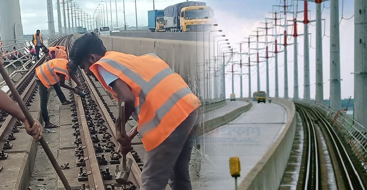যমুনা সেতুর উপর থেকে ভেঙে ফেলা হচ্ছে রেলপথ, প্রশস্ত হবে সড়কপথ